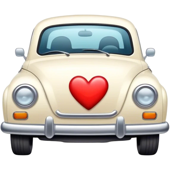 car with love emoji