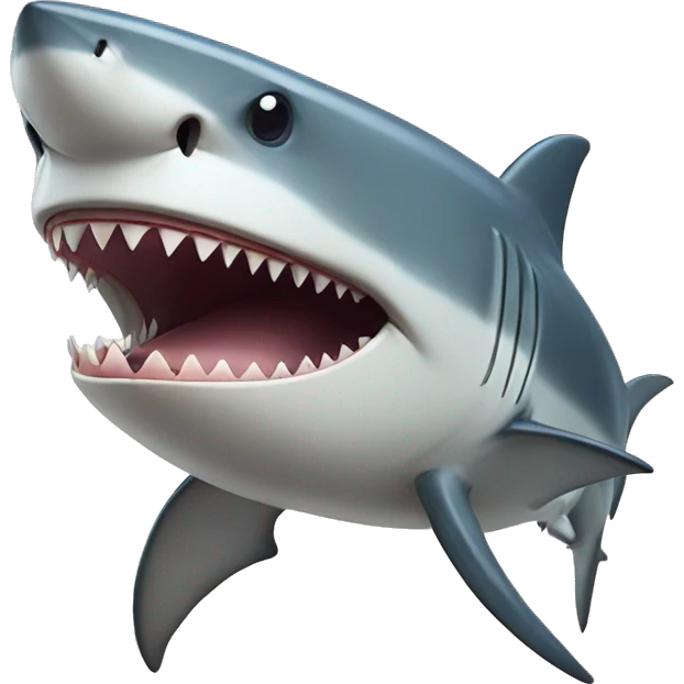 shark eating fish emoji