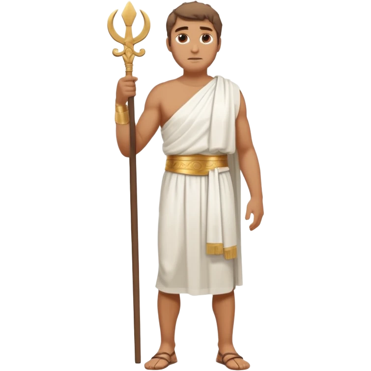 ancient greek man full length no weapons emoji