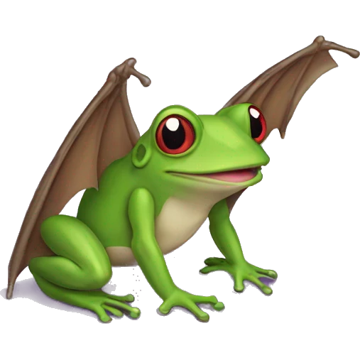 frog bat shirt emoji