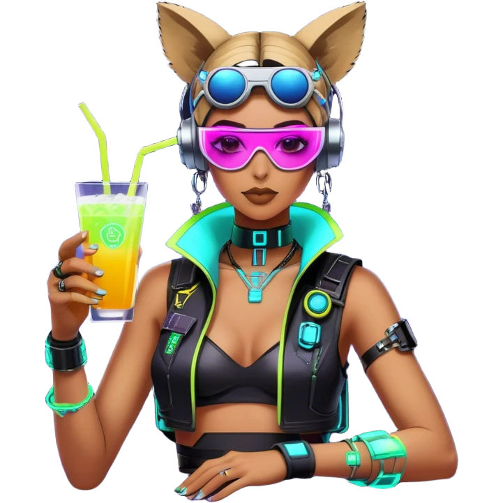 create a happy hour hero image. the event will be in san Francisco so make it cyberpunk and solar punk. add the logos of Zircuit, HF0, and Eigenlayer emoji