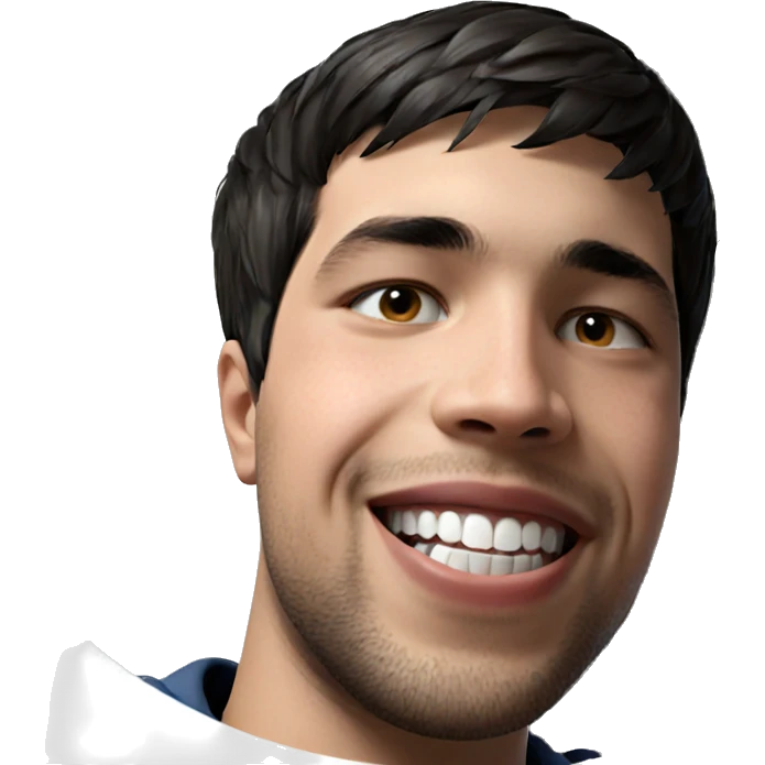 smiling boy with short hair emoji