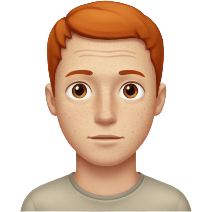 hombre con pecas emoji