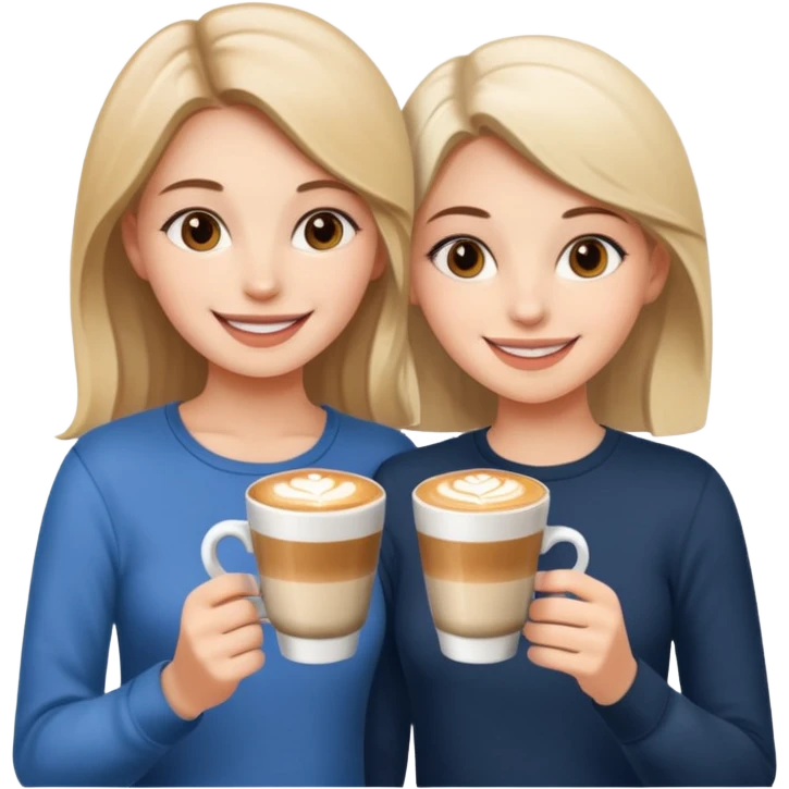 GIRLS WITH CAPPUCINO emoji