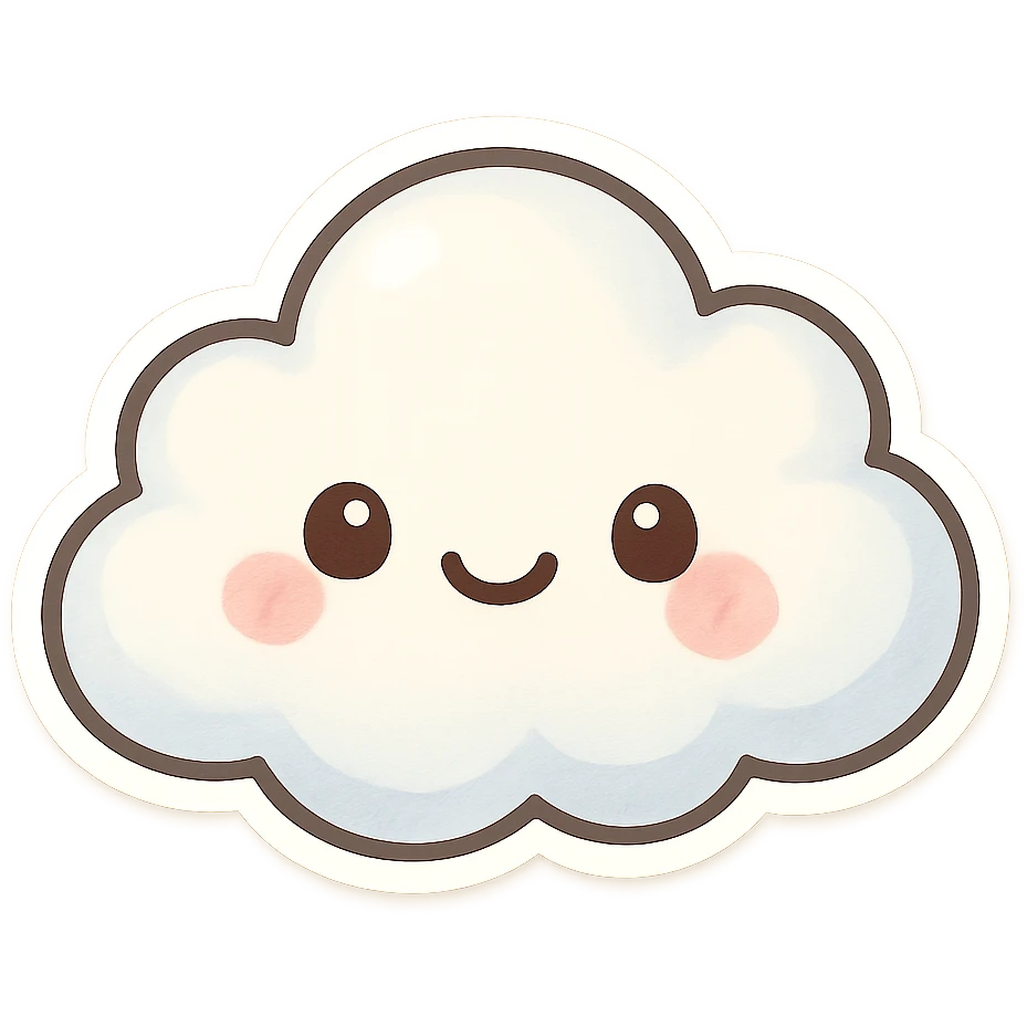 Cloud emoji