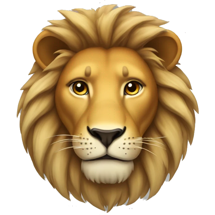 Lion with 👑 emoji