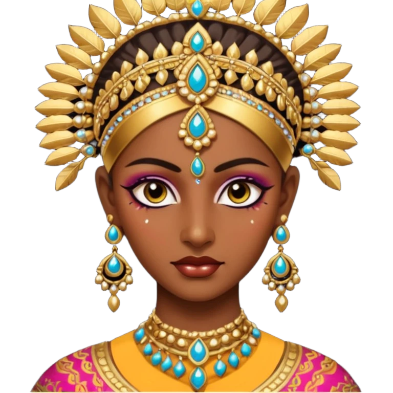 indian dancer face emoji
