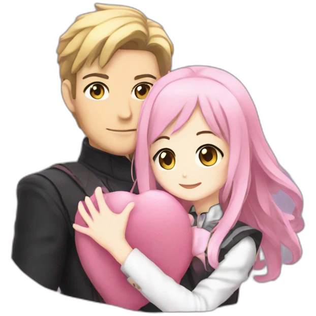Karl max holding anime madoka girl emoji