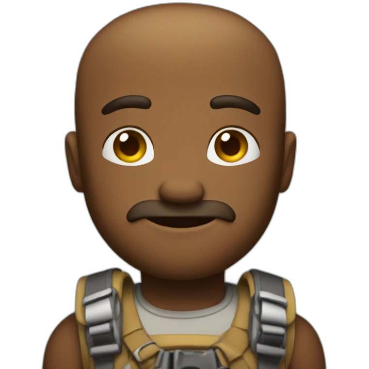strong man ready for an adventure emoji