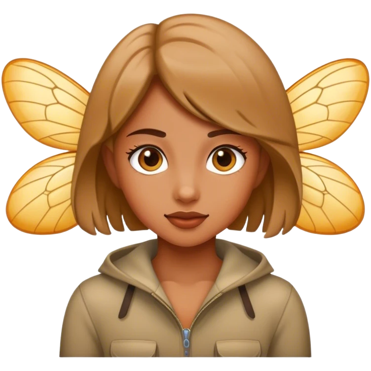The girl in the fly emoji