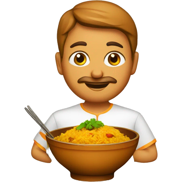 indian curry rice bowl emoji