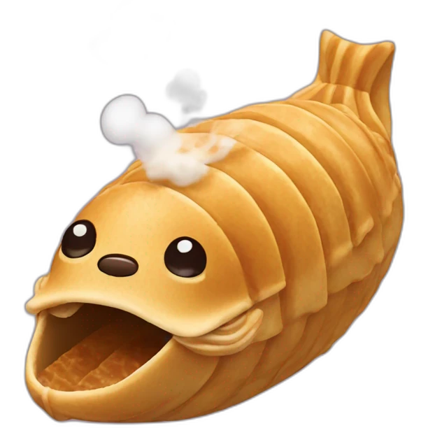 taiyaki who smoke emoji