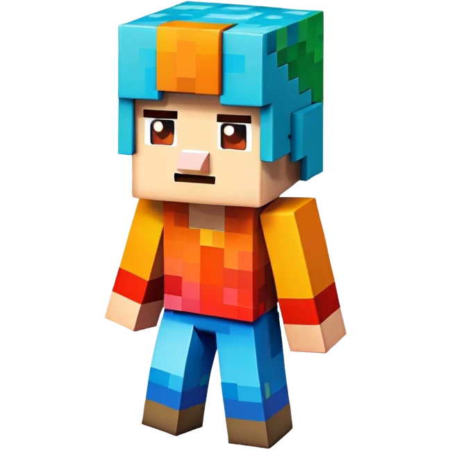 original Minecraft character emoji