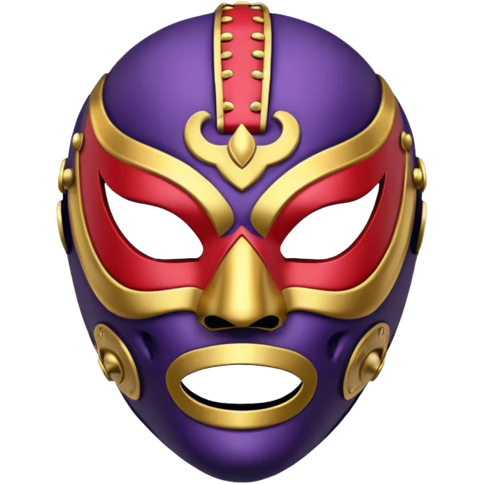 wrestling mask emoji