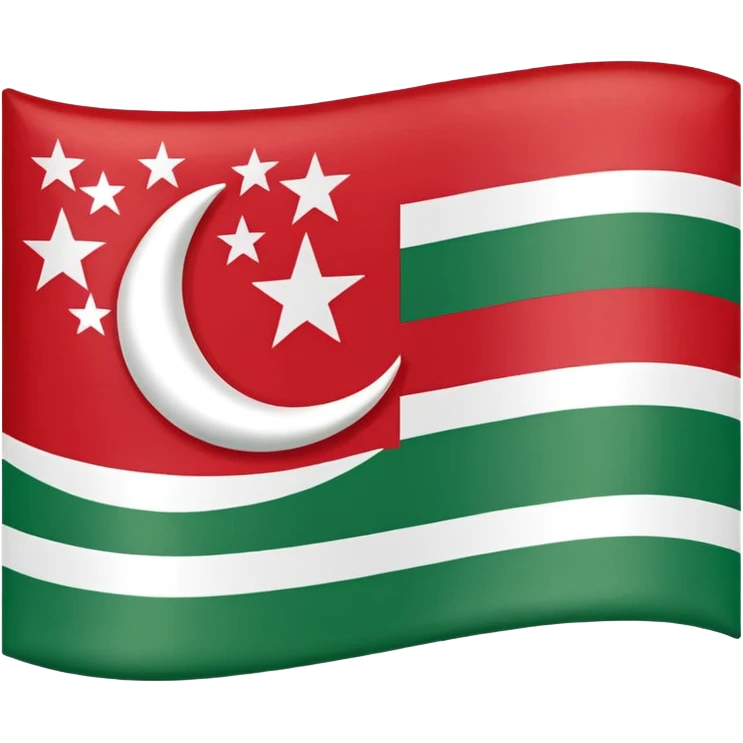 Chechen Flag, the flag 1991-1999 emoji