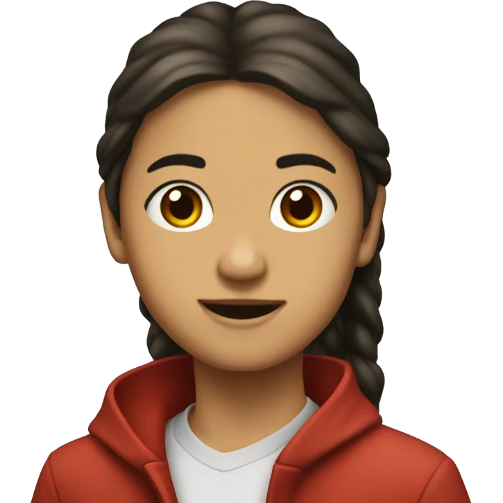 Young Miko peliroja emoji