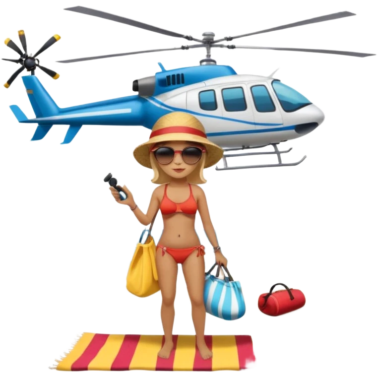 🏖️🚁VACATION at the america emoji