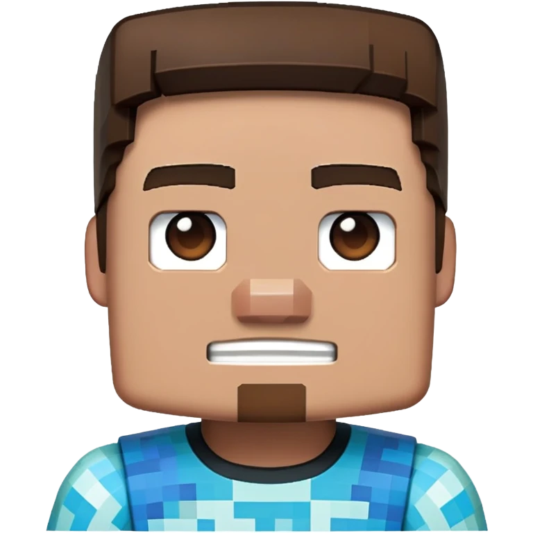 minecraft steve character emoji