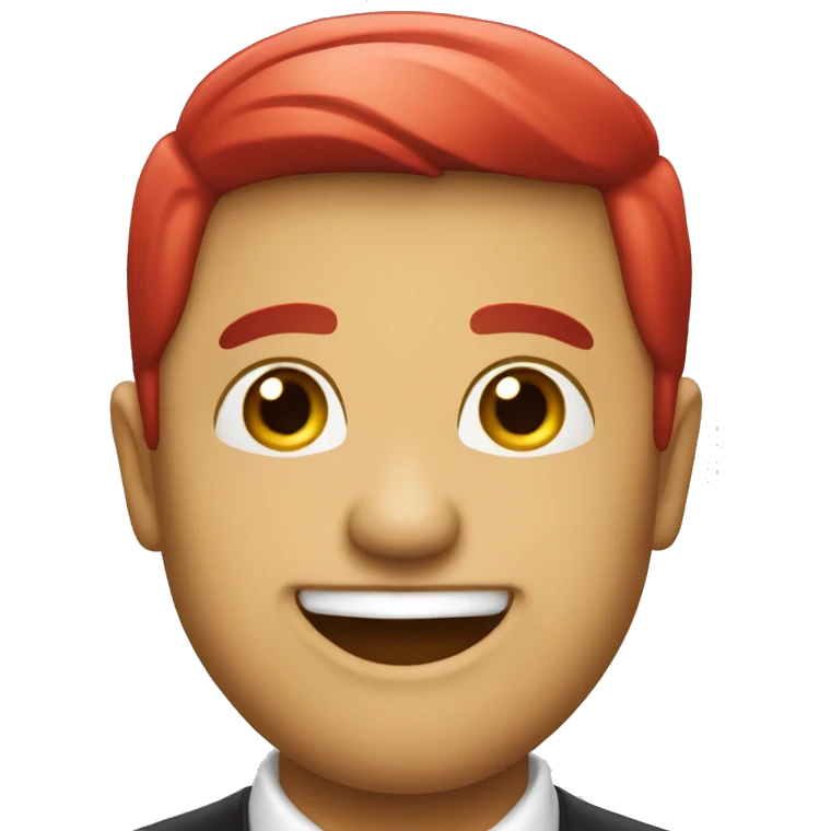 traje rojo mago de la sonrisa emoji
