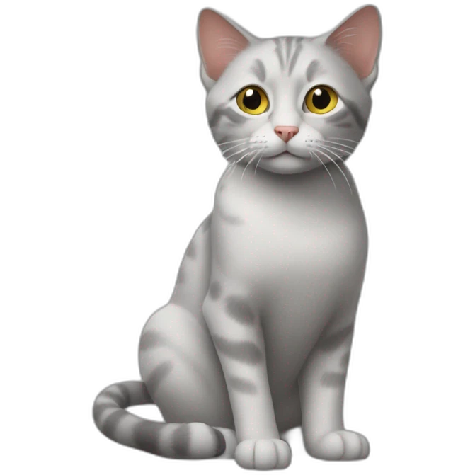 The cat is like a boy in the movie home alone emoji