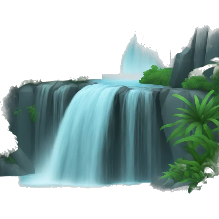 Waterfall emoji