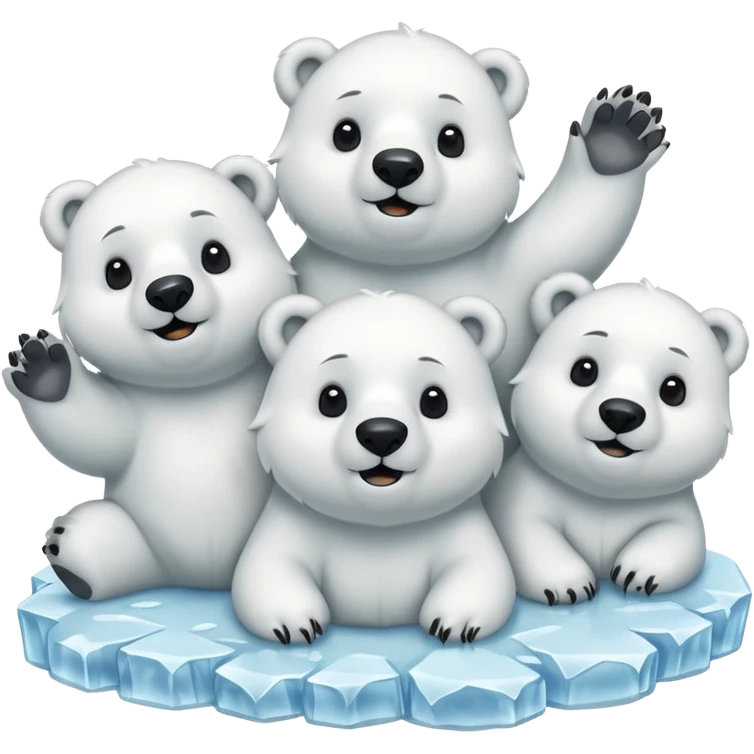 🩵🐻‍❄️ crea varios osos con estos emoji emoji