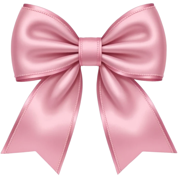 Cute light pink bow  emoji