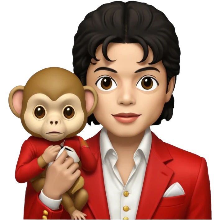 مايكل جاكسون ماسك قرد صغير emoji