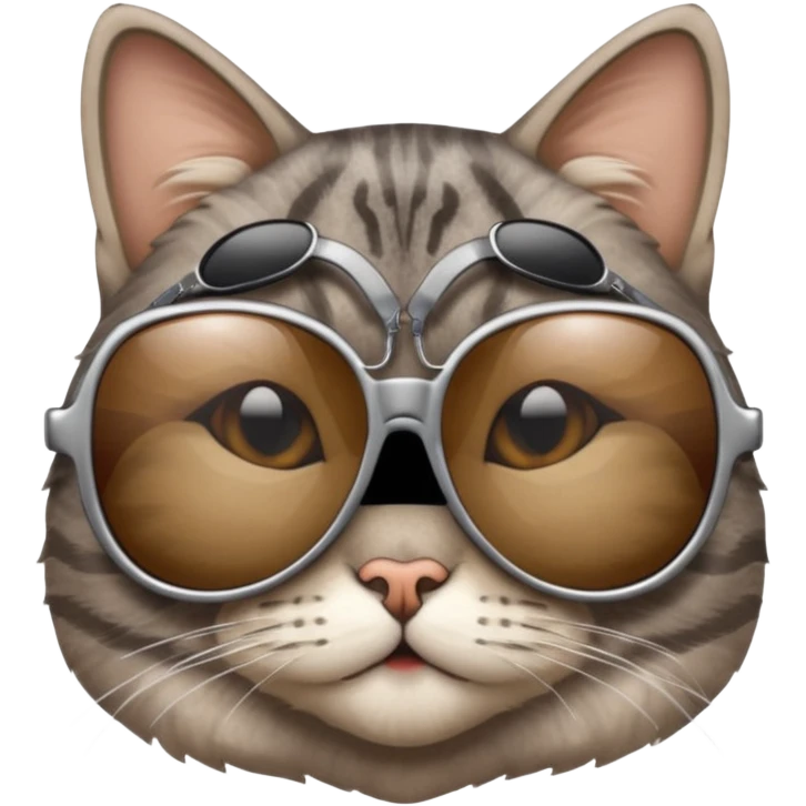 Cat wearing sunglasses emoji