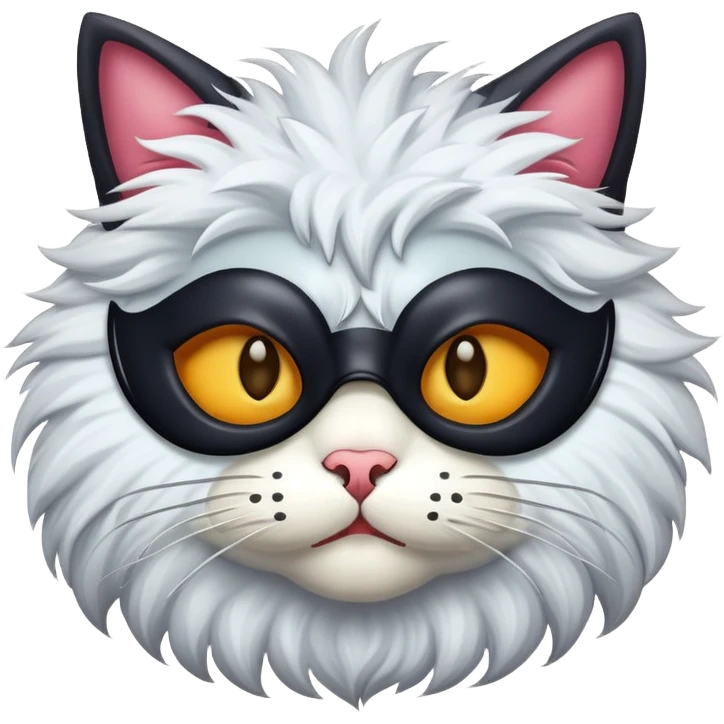 cat wearing a mask emoji