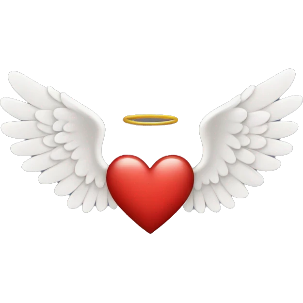 heart with angel wings emoji