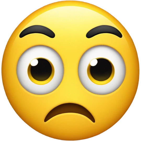 fear yellow round emoji emoji