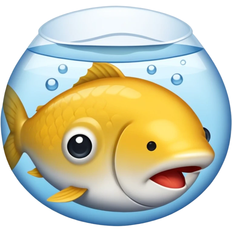 En grå Abbor-fisk emoji