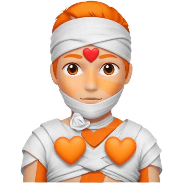 corazon vendado aranjado  emoji