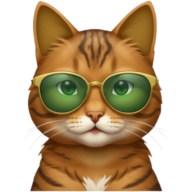Cat wearing sunglasses emoji