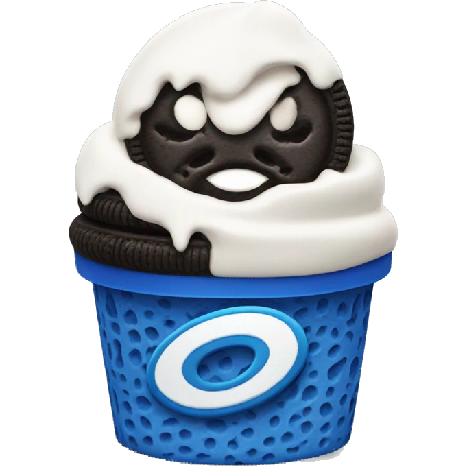 Oreo ice cream emoji