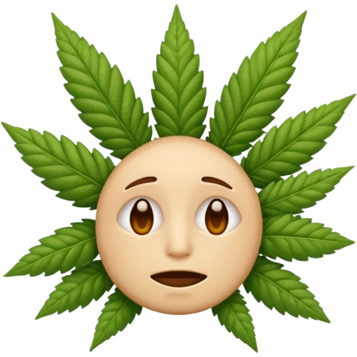 Emoji cansado mariguano emoji