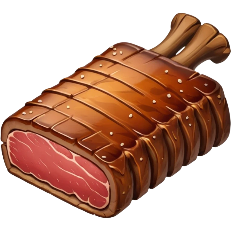 a single smoked beef rib emoji