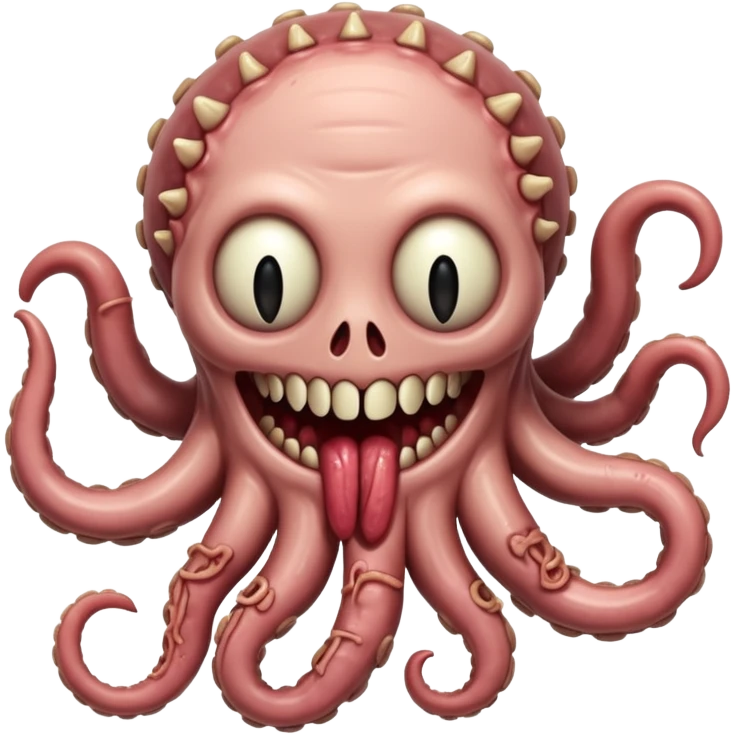 Rotting intestines smile lovecraftian horror emoji