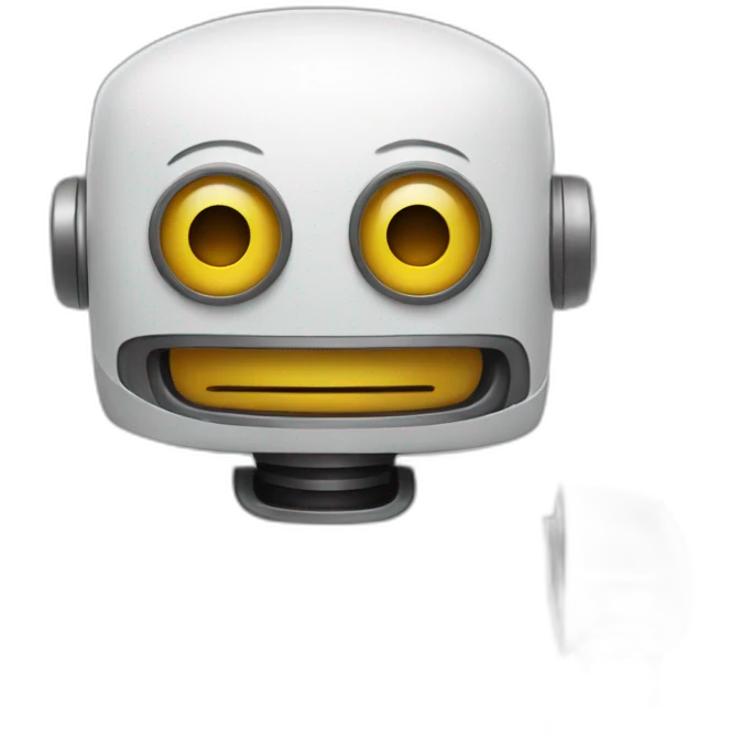 Racism robot emoji