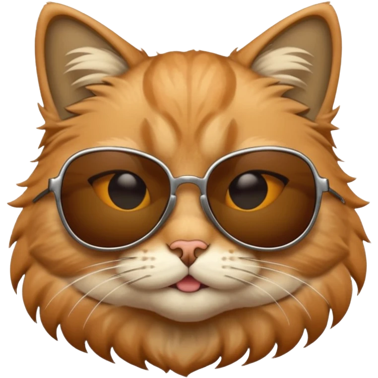 Cat wearing sunglasses emoji