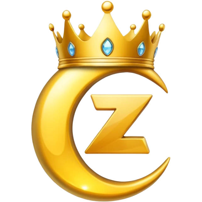 puedes crear un emoji de una corona en fusion con una Z emoji