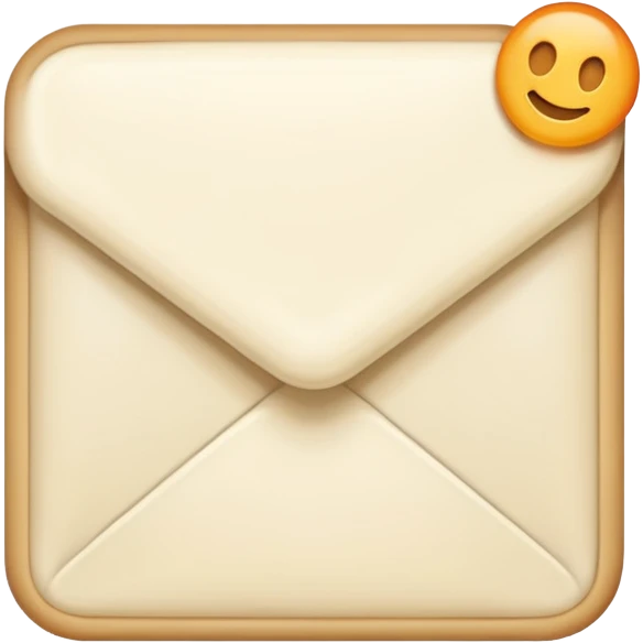 Letter colored Creamy emoji