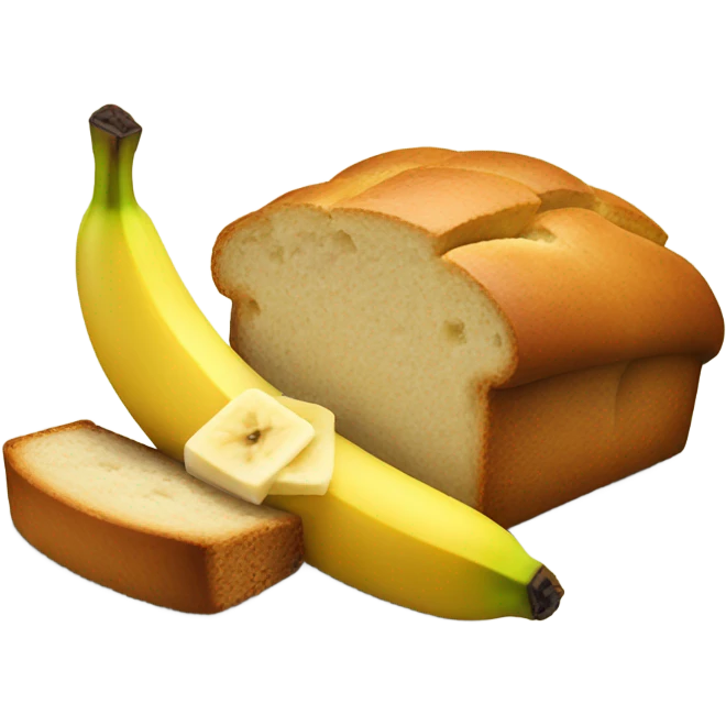 Banana eating bread emoji
