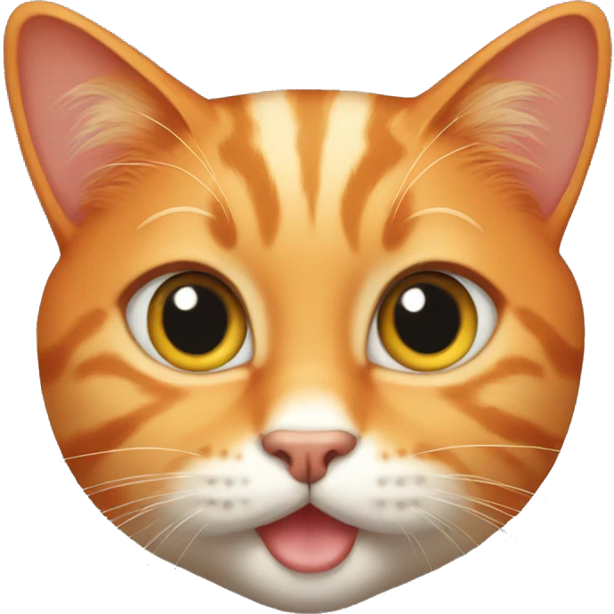 Orange cat emoji