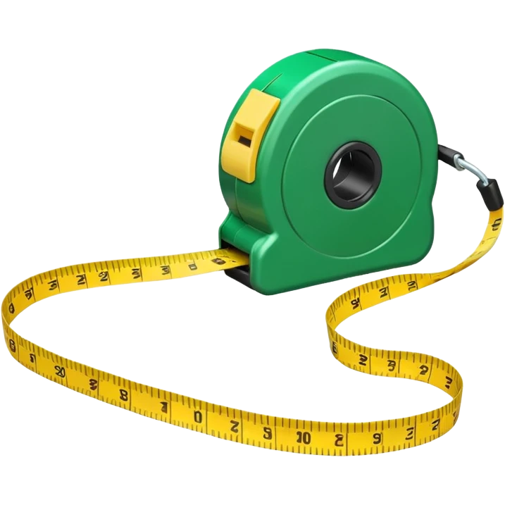 green measure tape emoji