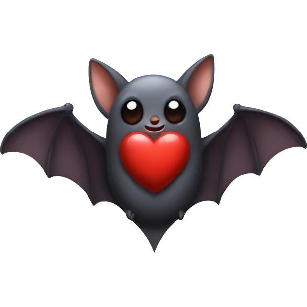bat with a heart emoji