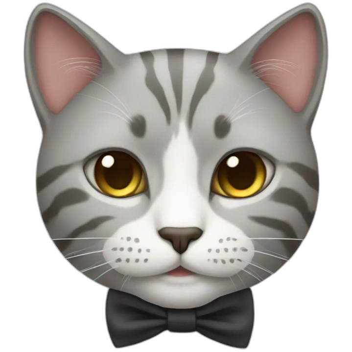 gentleman cat emoji