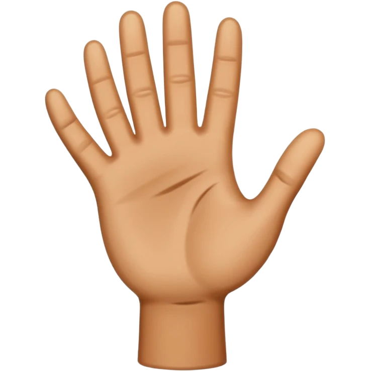 Hand palm emoji