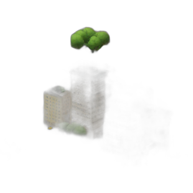 Intricate cityscape emoji